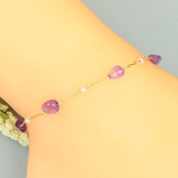 Handmade Anklet – A Stylish Choice for Women, Thoughtful Gift Idea, EVCH1238 - Picture 1 of 9